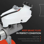 Brake Master Cylinder with Reservoir and Sensor for Chevy Aveo Pontiac Wave (2004–2010)
