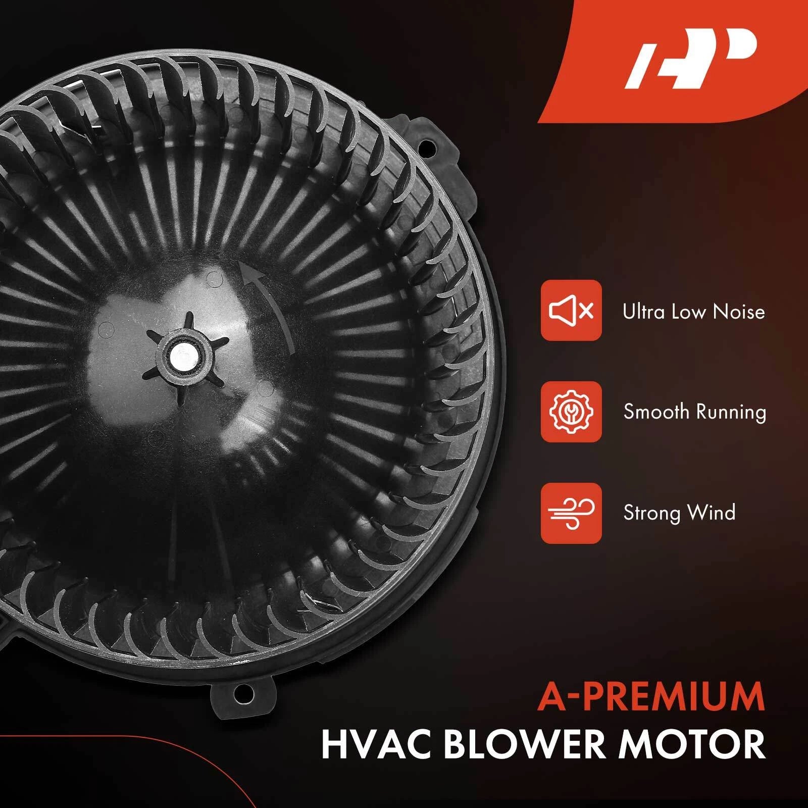 Front HVAC Blower Motor with Brushless & Resistor Kit for Cadillac XT5 (2017–2023)