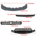 Front Bumper Cover & Grill & Skid Plate & Fog Lamp Frame for Dodge Durango (2021–2022)