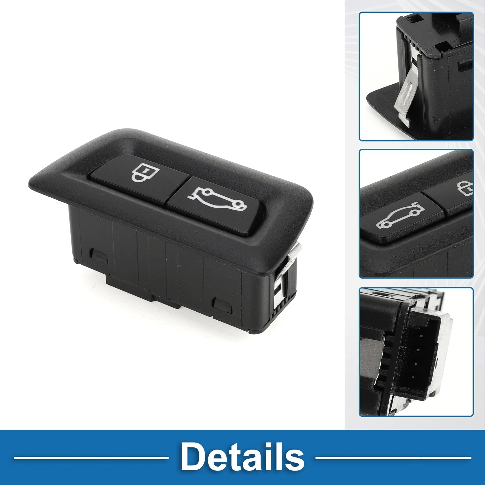 Trunk Release Switch No. 61319275121 for BMW 320i (2014–2018) Black