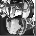 Pair of Headlights for VW Golf GTI (1999–2006) - Black Housing, Clear Lens