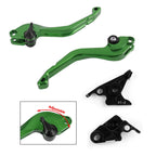 CNC Short Clutch Brake Lever for Kawasaki ZZR600 ZXR400 Z750S ZX9R ER-5 (1990–2009)