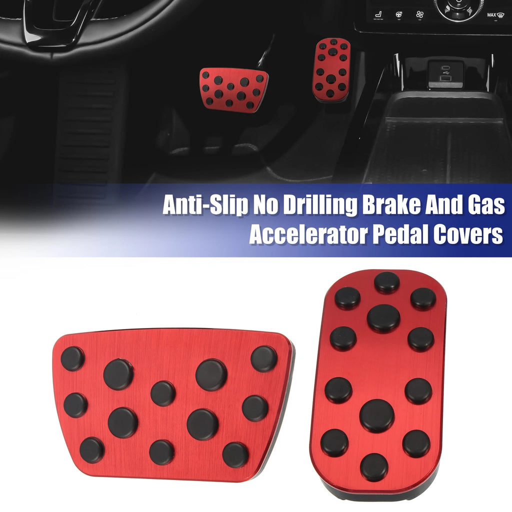 Set of 4 Brake Pedal Pads Cover Anti-Slip for Toyota Alphard 