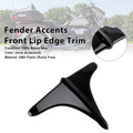 ABS Rear Fender Accents Trim for Harley Street Tri Glide (2009–2023) Black