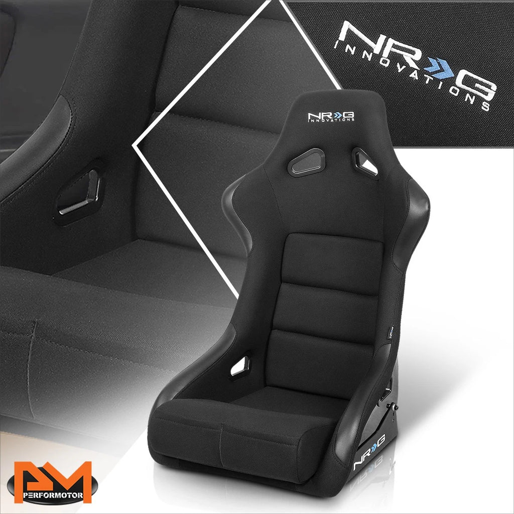 NRG Innovation FRP-301 Racing Bucket Seat for Universal Fit (Large Size)