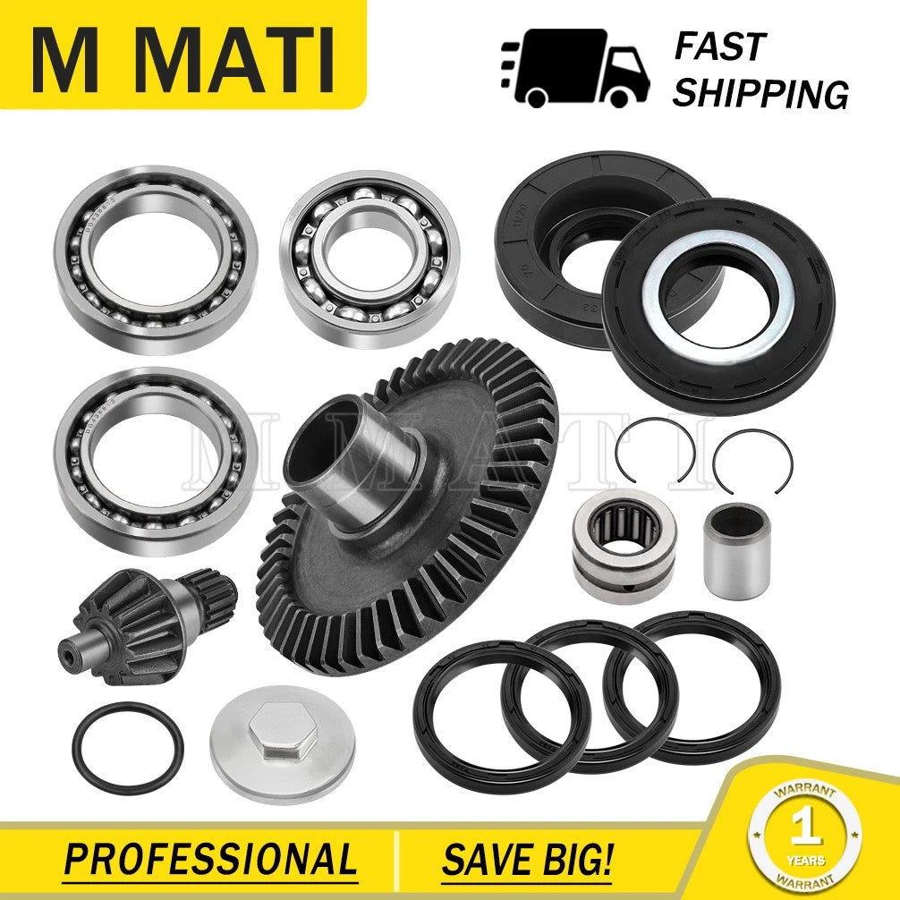 Rear Differential Rebuild & Gears Kit for Honda TRX250X Recon Sportrax (2001–2023)