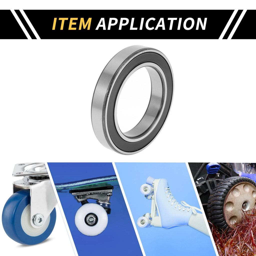 Deep Groove Ball Bearing 6017VV for Scooter Skateboard Wheel (P5)