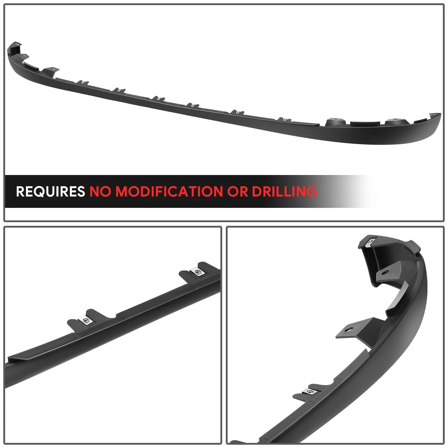 Front Bumper Valance Deflector Set of 2 for Chevrolet Silverado 2500 3500 HD (2011–2014)