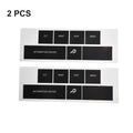DASH Control Button Sticker in Black Vinyl for CHRYSLER and JEEP