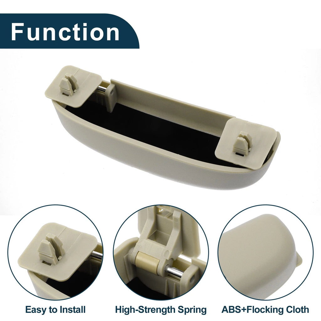 Sunglasses Case for Toyota RAV4 (2019–2023) Eyeglasses Holder ABS Beige