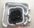 2" 51mm Universal Aluminum Intercooler Turbo Piping Black