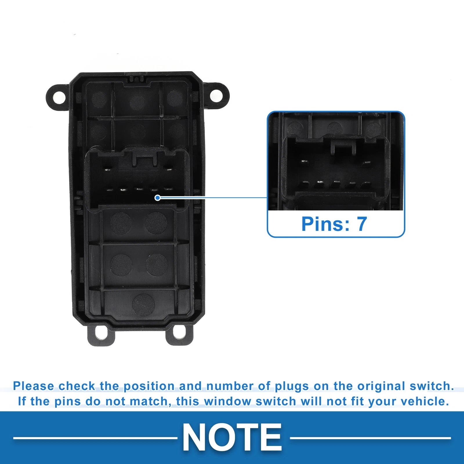 Power Window Switch for Honda CR-V (2012) - Passenger Side