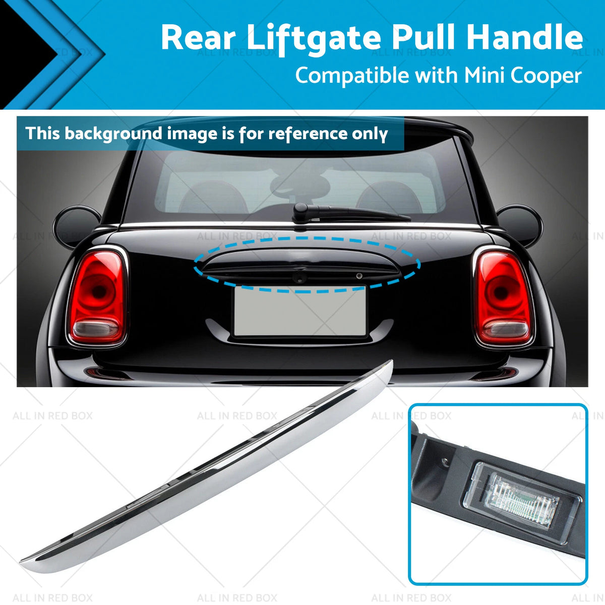 Rear Liftgate Pull Handle for Mini Cooper (2007–2015) FD961920DN 51132753603