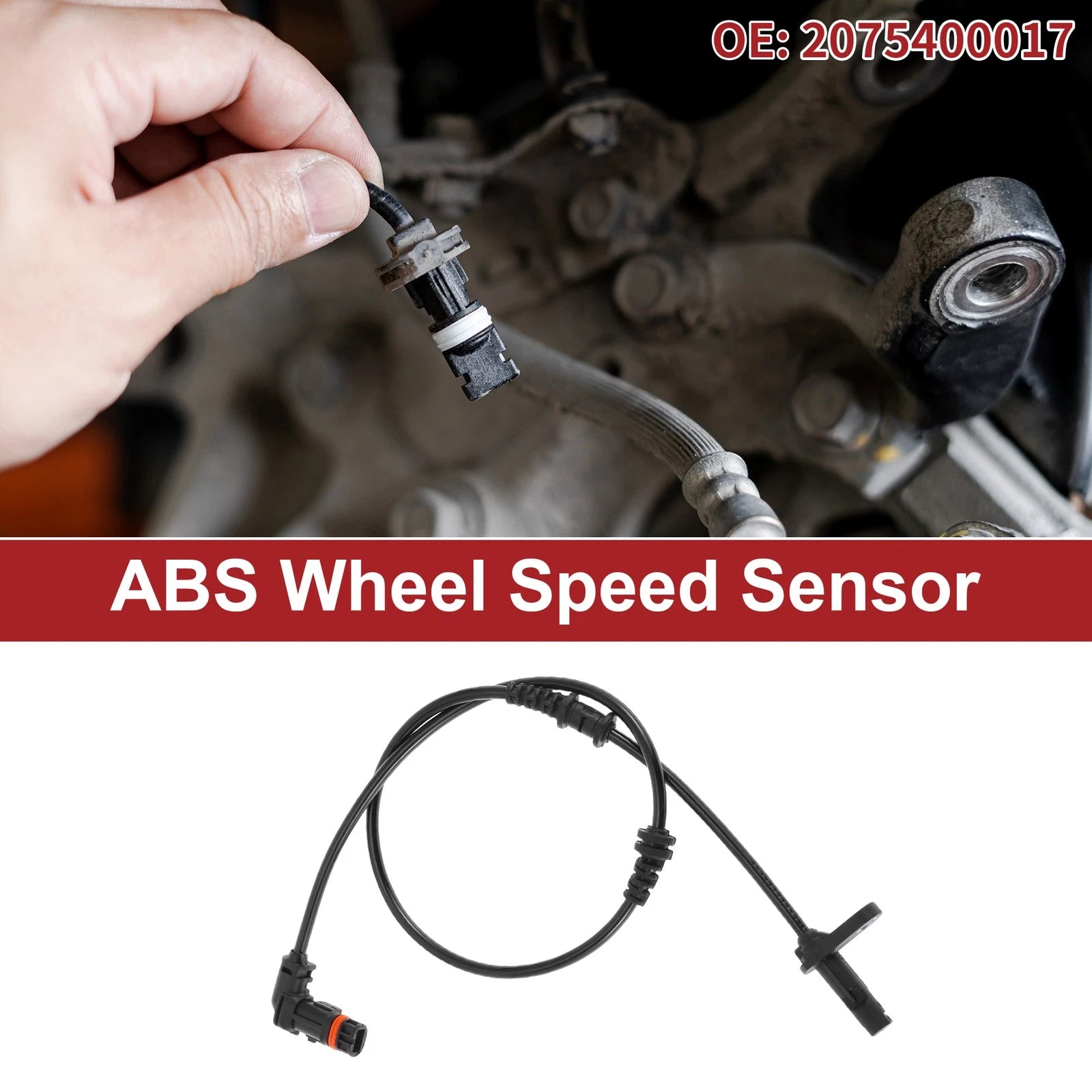 ABS Wheel Speed Sensor No. 2075400017 for Mercedes-Benz E350 E550 (2006–2017)