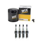 Wix Engine Oil Filter & NGK 4 Platinum Spark Plugs for Compass Dart (2011–2023)