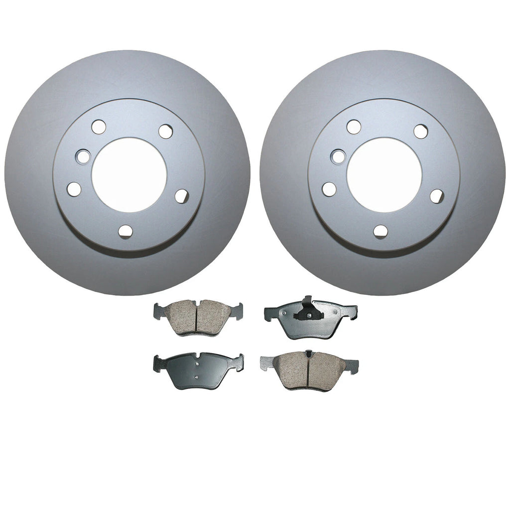 Front Brake Kit 300mm Rotors Akebono Ceramic Pad for BMW E82 E88 E90 E91 E92 E93 (2007–2013)