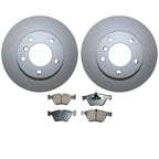 Front Brake Kit 300mm Rotors Akebono Ceramic Pad for BMW E82 E88 E90 E91 E92 E93 (2007–2013)
