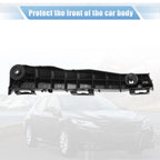 1Pcs Front Left Bumper Bracket for Toyota Camry (2018–2023) 5253606120 Plastic Black