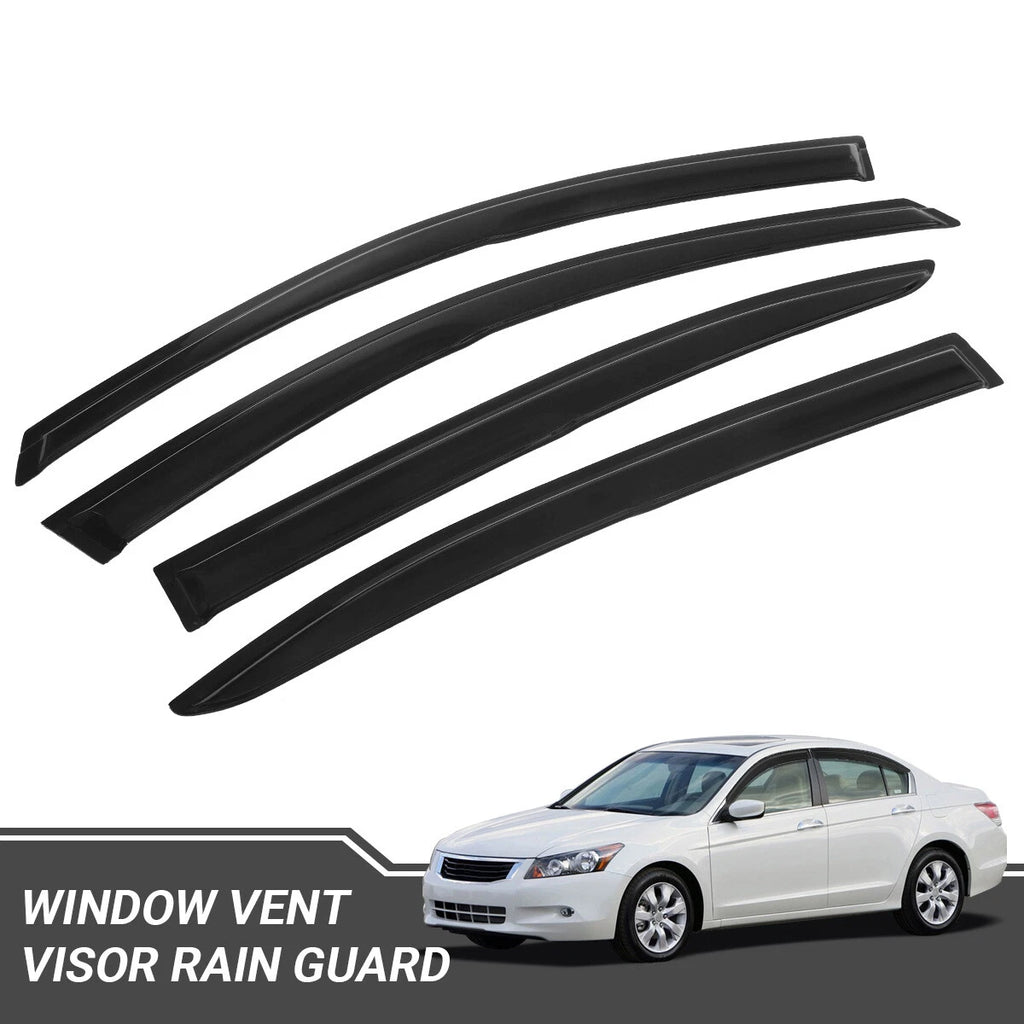 JDM Side Window Vent Visor Rain Guard for Honda Accord (2008–2012)