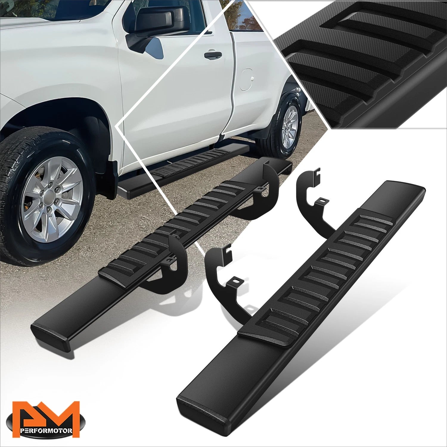 Set of 2 Aluminum Side Step Bars for Silverado/Sierra (2019–2025)