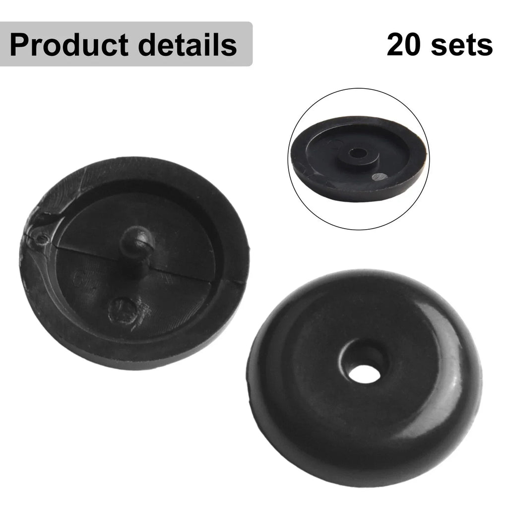 Buckle Stopper Seat Belt Button Pack 20 Pairs for Car