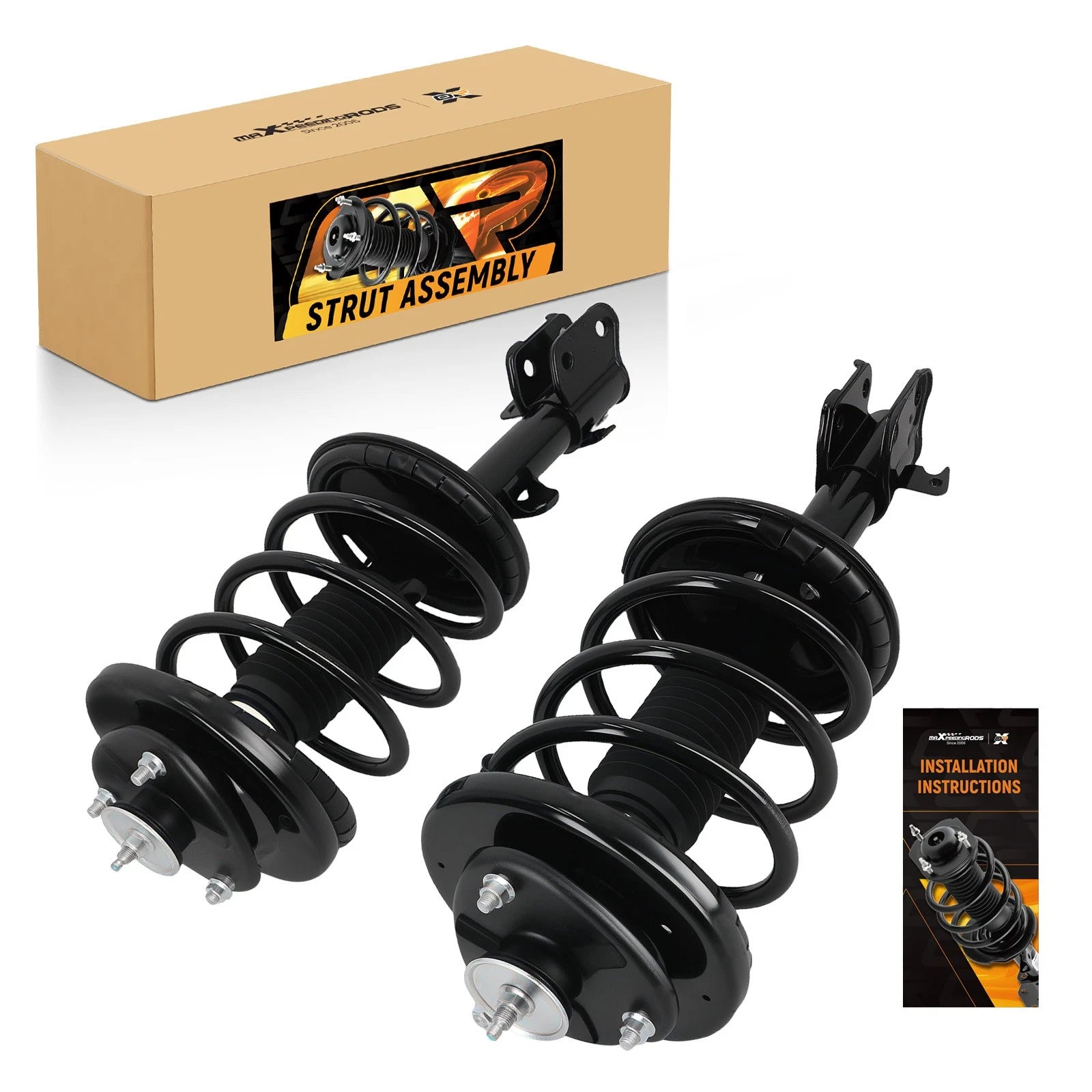 2X Front Quick Complete Struts for Honda Odyssey (1999–2004) Shock Absorbers