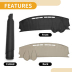 Dashboard Cover for Mitsubishi Outlander Airtrek (2001–2006) Black Anti-Slip