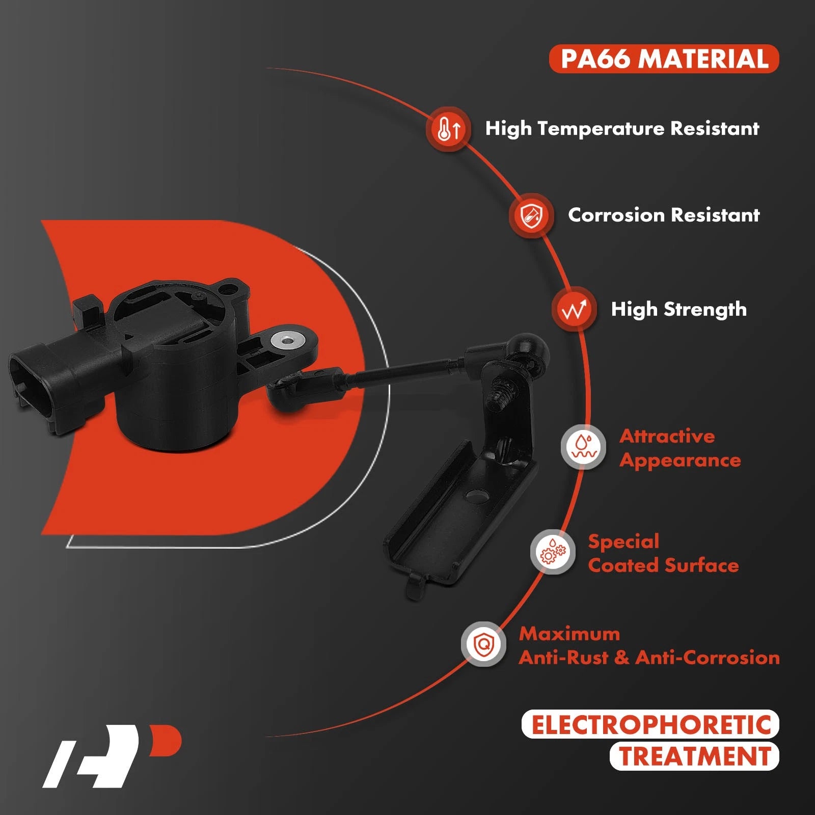 Rear Left Ride Height Sensor for Jeep Grand Cherokee (2016-2021)