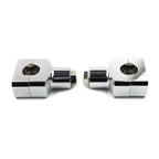 1" Motorcycle Handlebar Risers Clamp Mounts for Harley Fatboy