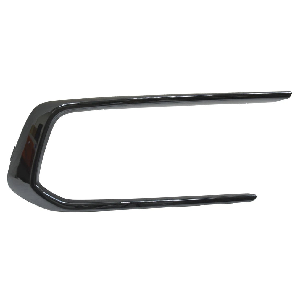 Replacement Black Painted Polypropylene Front Passenger Side Fog Light Trim
