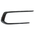 Replacement Black Painted Polypropylene Front Passenger Side Fog Light Trim