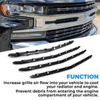 Black Grille Insert Trim for Chevy Silverado 1500 (2019–2021)