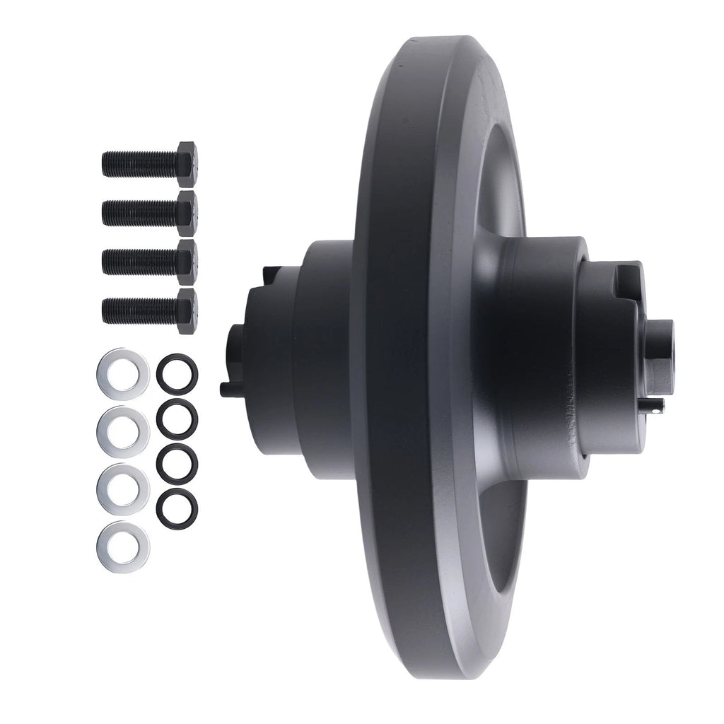 Black Steel Rear Idler Roller for Kubota SVL Series (2014–2023)