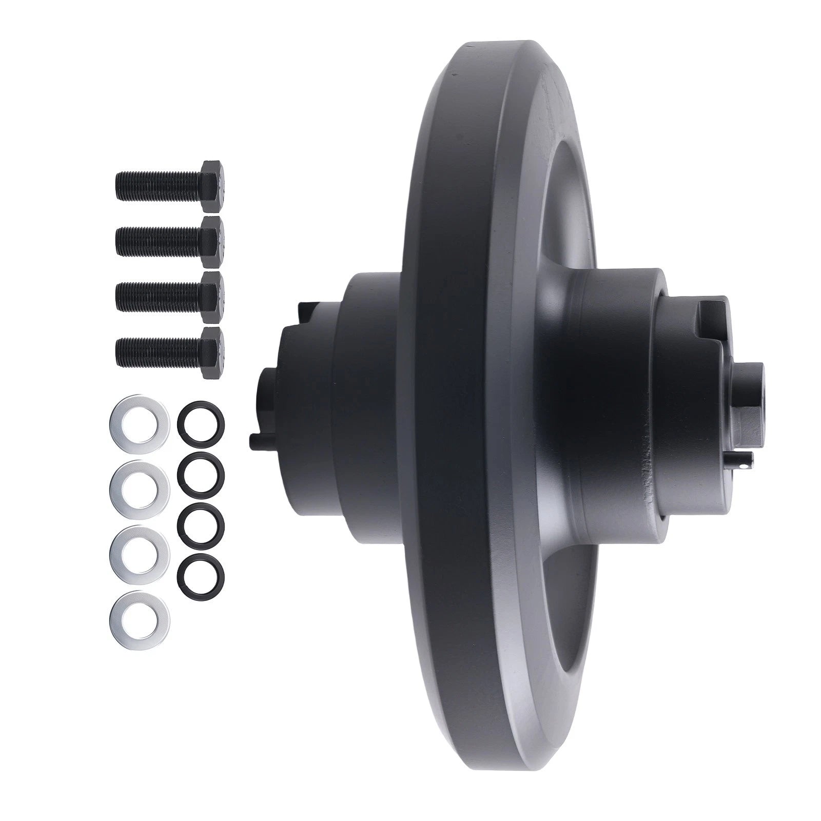 Black Steel Rear Idler Roller for Kubota SVL Series (2014–2023)