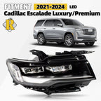 LED Headlight for Cadillac Escalade (2021–2024) Passenger Side