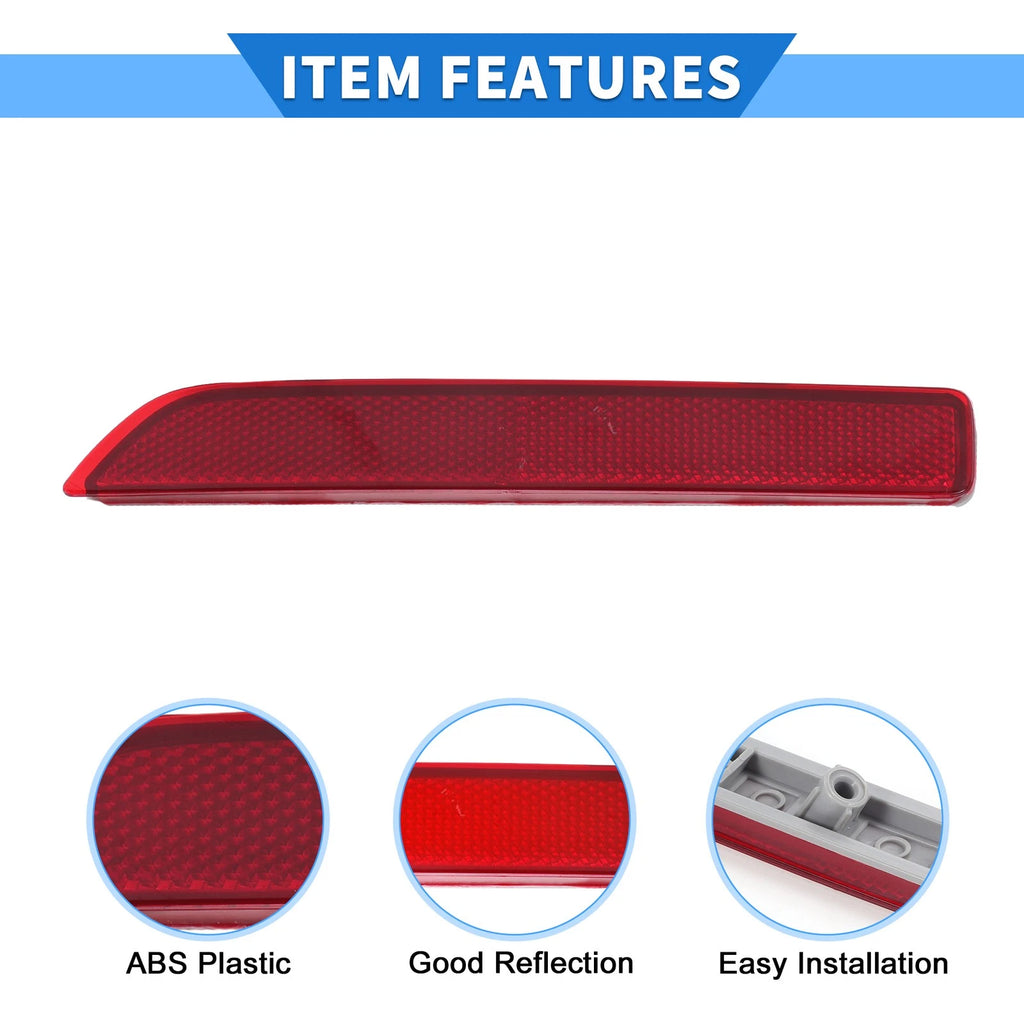 Rear Right Bumper Reflector No. 265608990B for Nissan Murano (2016–2023) Red