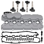Valve Cover Kit for VW Jetta Beetle Golf Passat 2.5L (2005–2014) w/ 5 Coils Black