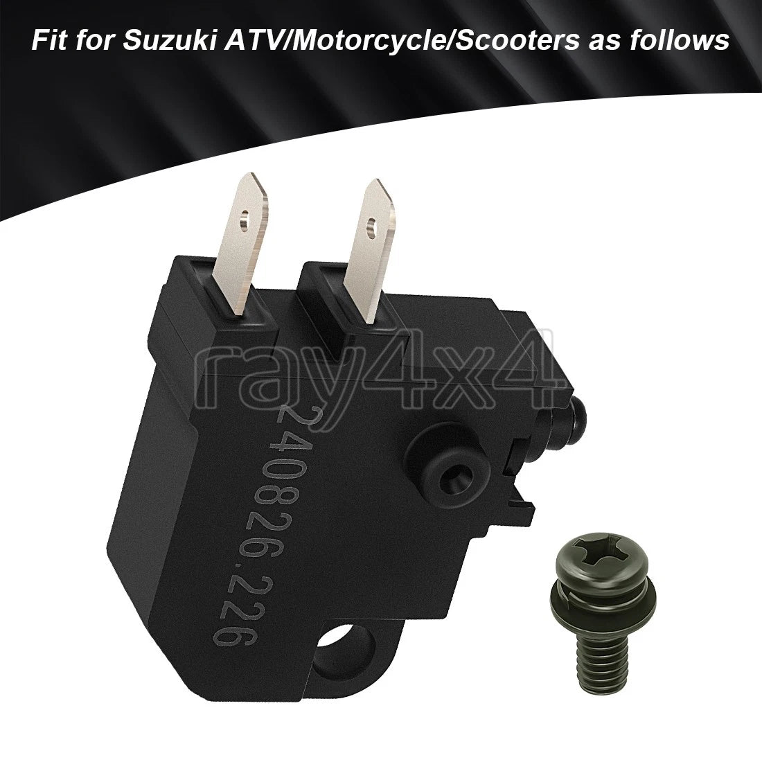 Front Brake Switch for Kawasaki Vulcan 500 750 800 900 1500 1600 1700 2000 (1988–2000)