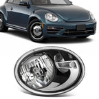 Right Side Headlight for Volkswagen Beetle (2012–2019) 1.8L 2.0L Black