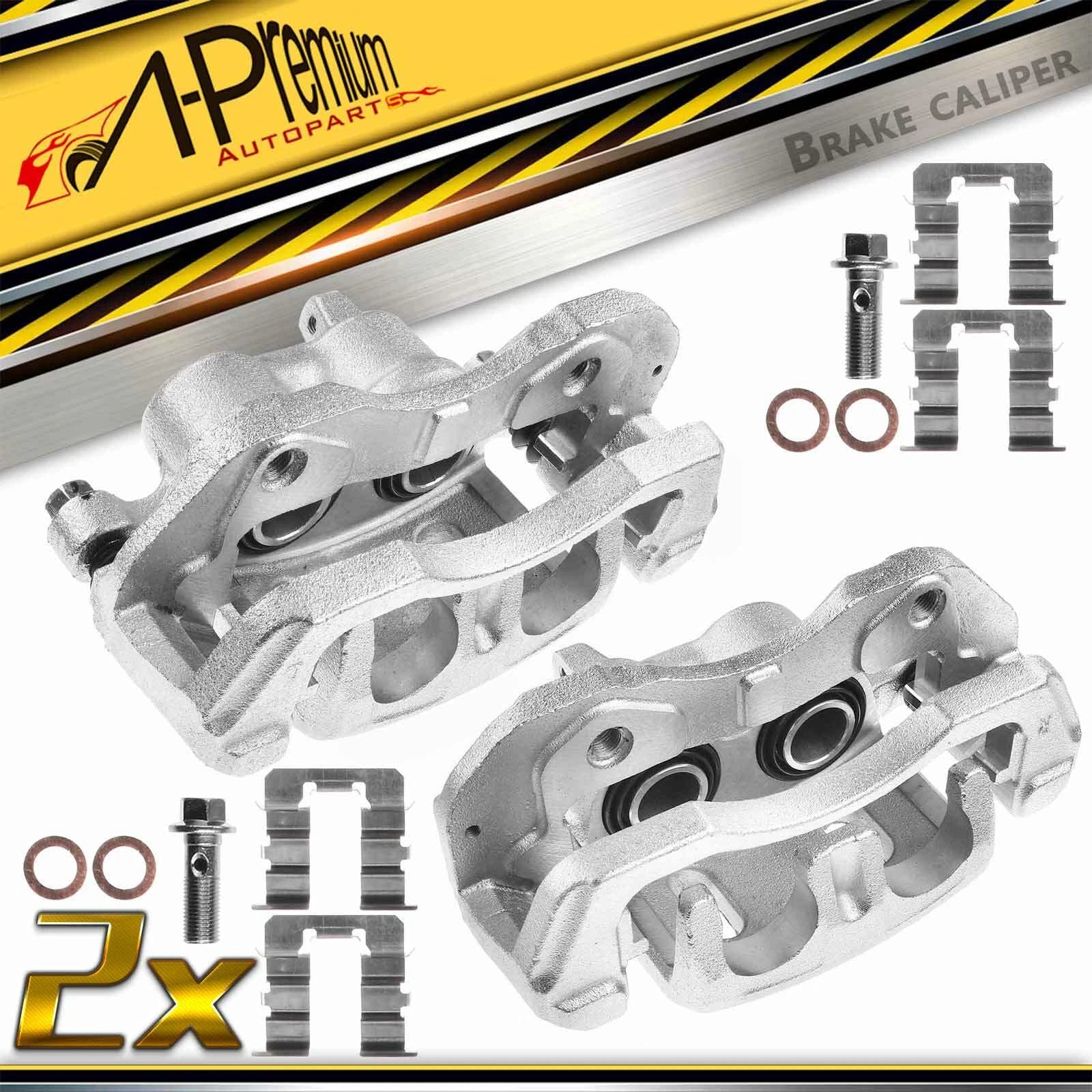 Pair Front Brake Calipers for Mitsubishi Montero (1992–1996)