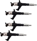 4X Fuel Injector 095000-5550 for Hyundai Excavator Mighty (5.9L)