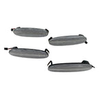Set of 4 Clear LED Front Rear Side Marker Lights for Jaguar XJ (1998–2003)
