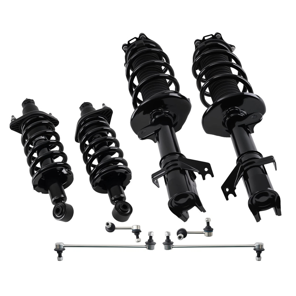 8PCS Struts w/Coil Spring Sway Bar Kits for Honda CR-V (2007–2011)