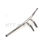 1-1/4" Flat Chrome 6" T-Bar Handlebars for Harley FLD (2012–2016) FXDB (2006–2017)