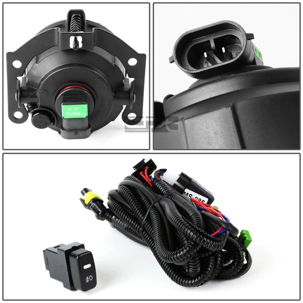 Fog Light Lamp Set for Mitsubishi Outlander/Sport/RVR (2010–2015) - Smoked Lens
