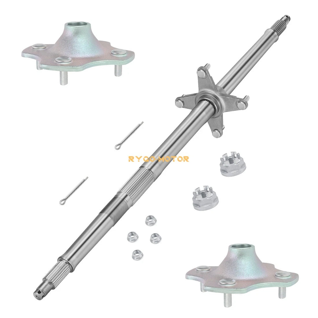 Rear Wheel Axle and Hubs for Honda TRX200 (1990–1996)