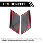 1 Pair Carbon Fiber Door Panel Handle Covers for Ford F-150 (2021–2024)