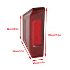 UTV Tail Light for Polaris Ranger Crew 570 XP 900 General (2013–2020) Red 2412774