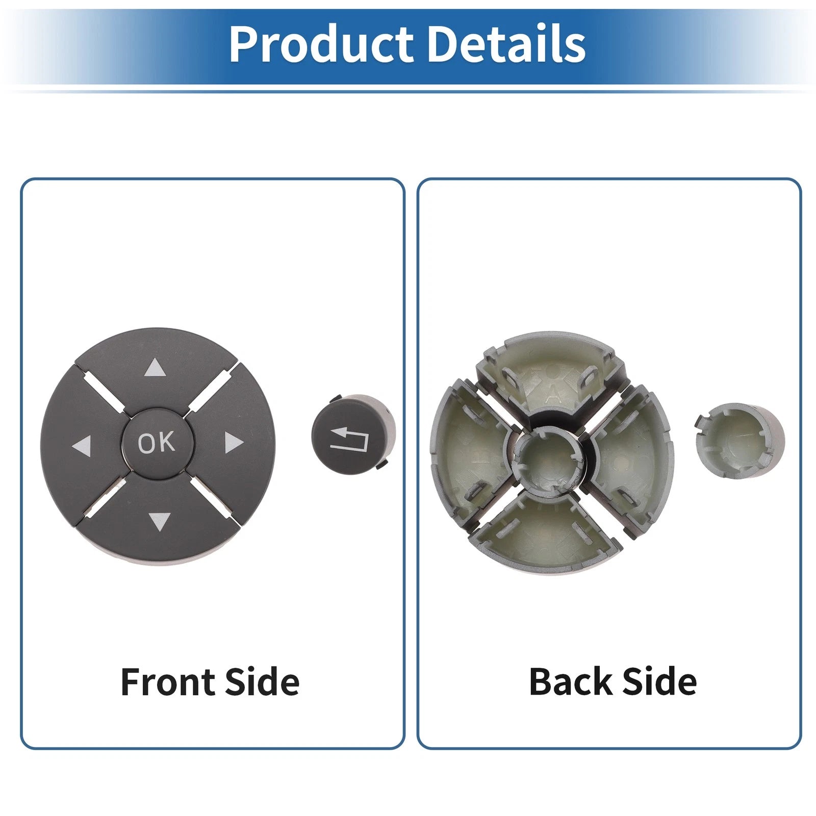 Steering Wheel Control Button Cover for Mercedes-Benz C-Class (2015–2021)
