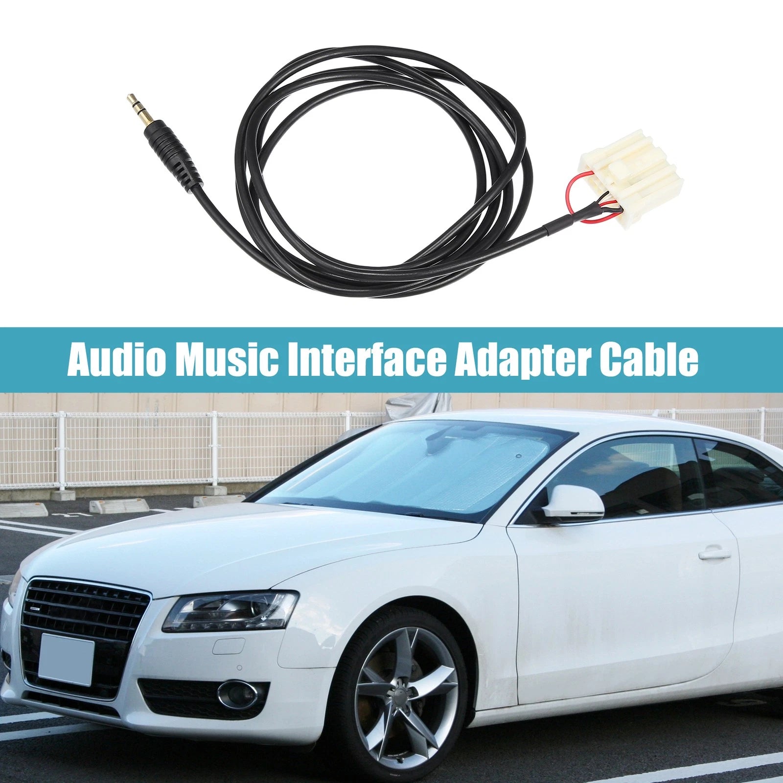AUX 3.5mm Audio Adapter Cable for Mazda 2 3 5 6 (2006–2013)